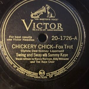 Victor Chickery Chick Fox Trot Record